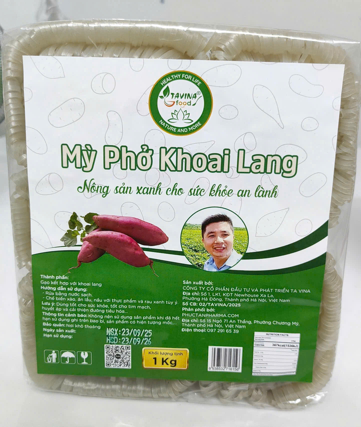 Mỳ phở khoai lang
