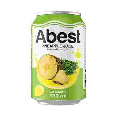 Abest Pineapple Juice 330mlx24 cans