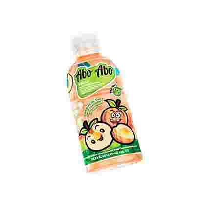 Abo Abo Nata de coco drink - Peach 320mlx24 bottles/carton
